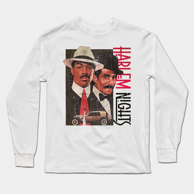 Cracky Vtg Harlem Nights Long Sleeve T-Shirt by Hat_ers